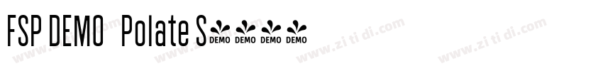 FSP DEMO   Polate S字体转换